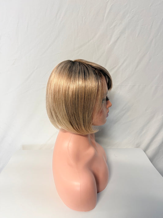 Sleek Bob Wig with Side Fringe