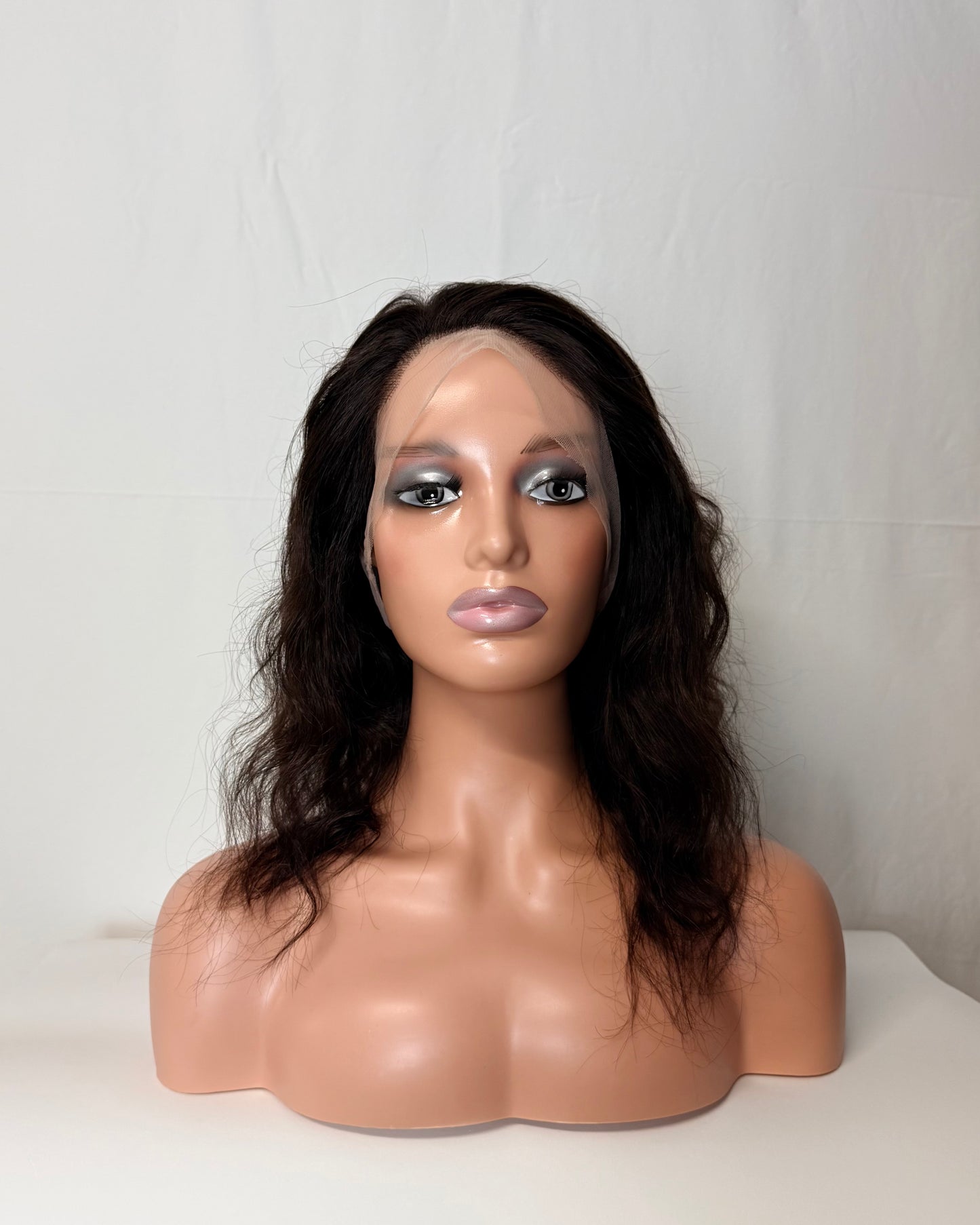 Luna – Wavy Lace Front Wig, Black