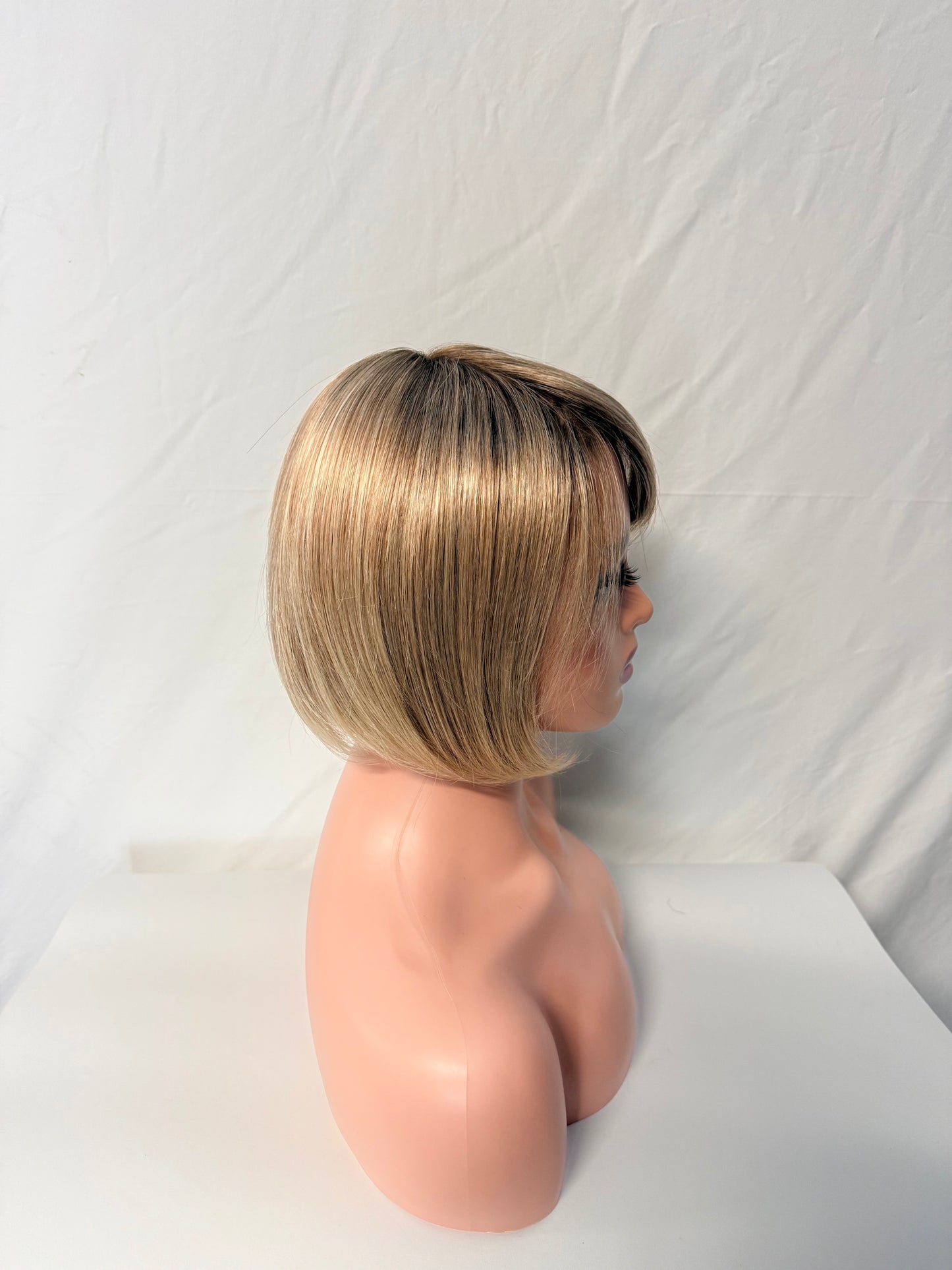Sleek Bob Wig with Side Fringe