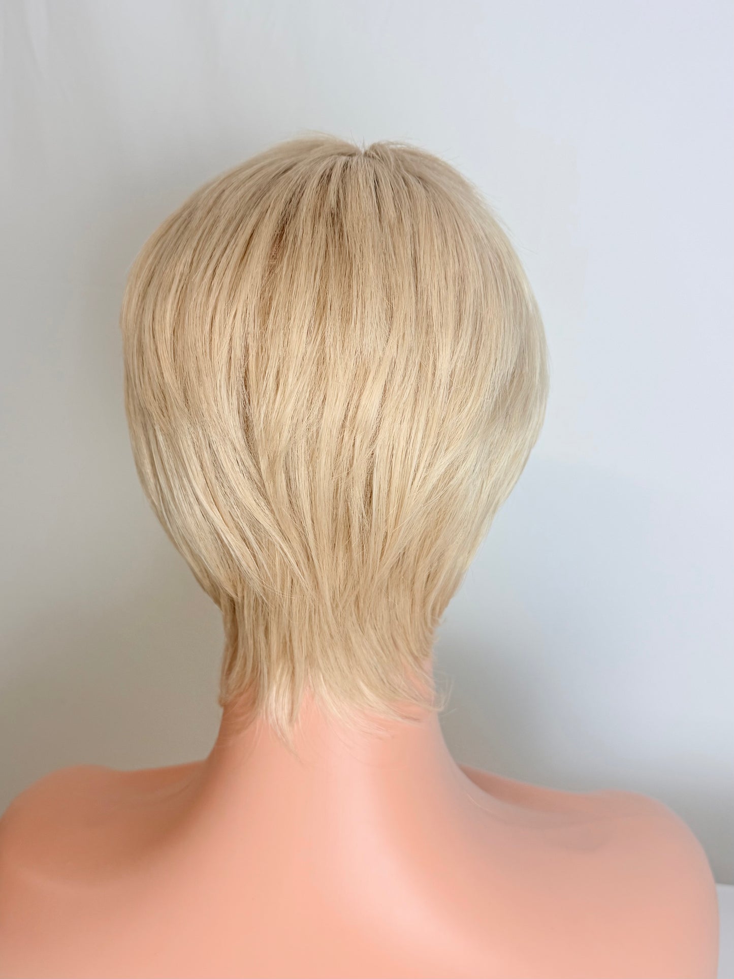 Blonde Textured Pixie Crop Wig (Synthetic)